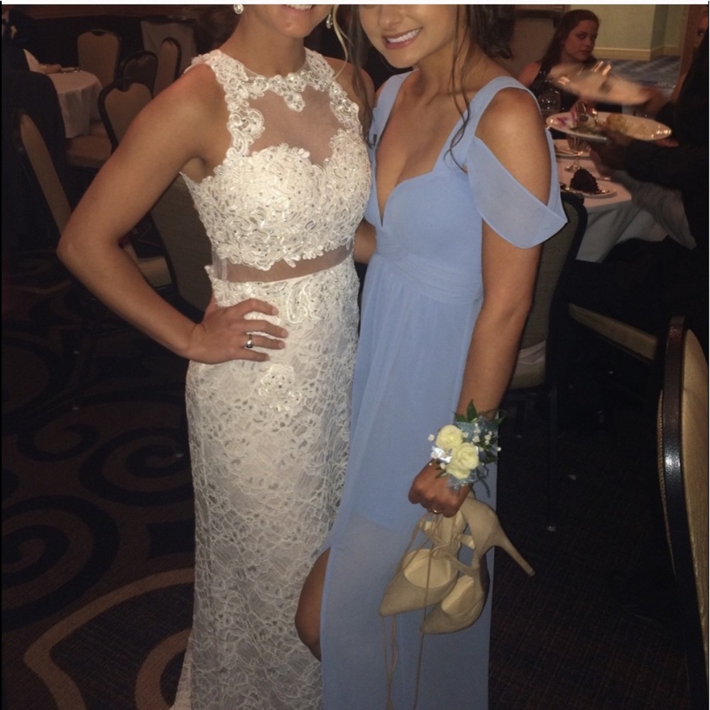 Blue windsor evening dress